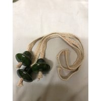 3 Keramik Dochthalter 7/8" Grüne Öllampe Große Öffnungsflasche Passt Vintage Milchflaschen Dekanter Patron Große Schnaps von TheArtRoom1989