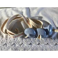 3 Keramik Dochthalter 7/8" Periwinkle Speckled Öllampe Große Öffnungsflasche Passt Vintage Milchflaschen Dekanter Patron Groß Schnaps von TheArtRoom1989