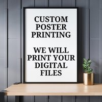 Benutzerdefiniertes Poster, Benutzerdefinierte Druckservices, Fulfillment-Services, Dropship Posterdruck, Druckservices von TheArtable