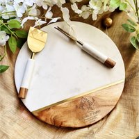 Hochzeitsgeschenke, Personalisiertes Berghochzeits-Charcuteriebrett Mit Graviertem Besteck, Hochzeitsdekor, Verlobungsgeschenk, Schneidebrett von TheArtisansTales
