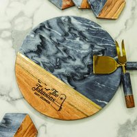 Personalisiertes Charcuterie Board, Halloween-Party Geschenk, Benutzerdefinierte Marmor Käsebrett, Halloween-Dekor, Einweihungsparty Geschenk von TheArtisansTales