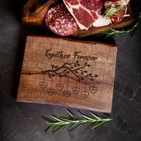 Personalisiertes Graviertes Großes Butcher Block Schneidebrett, Grillparty, Familie, Geschwister Geschenk, Freundschaft, Geschenk Für Freunde von TheArtisansTales