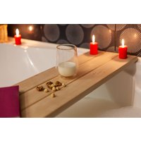 Holz Planken, Bad Caddy, Badezimmer Regal, Badewanne Tablett, Wanne Regal von TheBMWorkshop