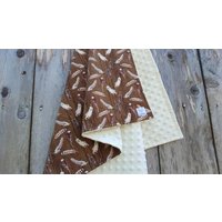 Rustikale Baby Junge Decke-Feder Decke-Kleinkind Decke Baumwolle Decke-Dusche-Geschenk-Elfenbein-Grübchen Punkt Minky Rustikal-Kinderzimmer Rustikale Baby Junge Decke-Feder Decke-Kleinkind Decke Baumwolle Decke-Dusche-Geschenk-Elfenbein-Grübchen Punkt Minky Rustikal-Kinderzimmer von TheBabblingBean