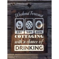 Wochenende Prognose Cottaging/Camping Mit Eine Chance Zu Trinken von TheBarnedOwl