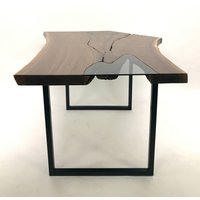 Benutzerdefinierter Live Edge River Table Zitat von TheBeardedBowtie