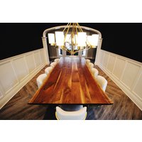 Custom Live Edge Esstisch Zitat von TheBeardedBowtie