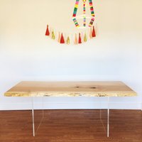Live Edge Esstisch Zitat von TheBeardedBowtie