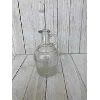 Vintage Klarglas Extrakt Flasche/Dose Mit Ausgießer Und Griff - Glaskrug Sirup Händler Co. Denver von TheBeatyMercantile