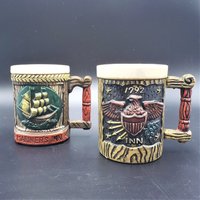 Napcoware Mariner's Inn Und 1792 Eagle Keramik Americana Steinbecher von TheBeeskneesTreasure