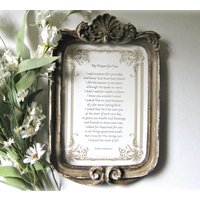 Gebetsgedicht Gerahmtes Geschenk Tröstendes Freundschaftsgeschenk Gebetsgedicht Gerahmtes Geschenk Tröstendes Freundschaftsgeschenk von TheBitsofWisdomShop