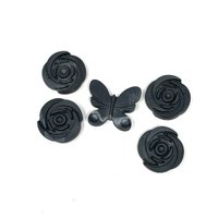 Black Rose Magnete, Coverminders, Handgefertigt, Resin von TheBluedragonArt