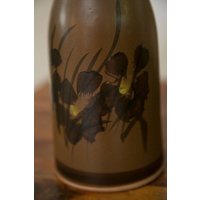 1970 Braun Floral Jahrgang Studio Keramikvase - Pazifik Steinzeug Keramik Bennett Welsh Handgefertigt Und Signiert von TheBohoJackalope