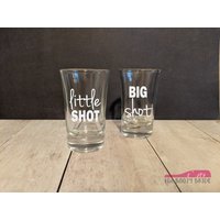 Big Shot Little 2Er-Set Schnapsgläser Oder Champagnerflöten - Sorority Sisters Versprechen Rush Week Probate Weihnachtsgeschenkidee von TheBoozyBride