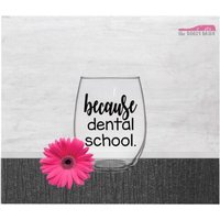 Da Die Zahnschule. - 21 Unzen Weinglas, Pint, Pilsner, Becher, Einmachglas Oder Kaffee-/Teetasse Erwachsenenbildung Ist Schwer von TheBoozyBride