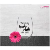 Dies Ist Mein Buchclub Weinglas Oversized - 21 Unzen Weinglas, Stahlbecher, Acrylbecher, Einmachglas Oder Kaffee-/Teebecher von TheBoozyBride