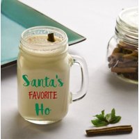 Santa's Lieblingsweihnachten - 21 Unzen Weinglas, Pint, Pilsner, Becher, Einmachglas Oder Kaffee-/Teetasse von TheBoozyBride