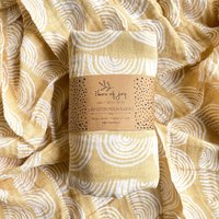 Regenbogen Baby Swaddle Decke, Ultra Soft Swaddle, 120 cm X Musselin, Wickeldecke, Shower Geschenk von TheBoxOfJoy