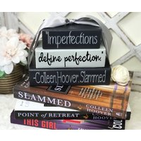 Slammed By Colleen Hoover Book Quote Stacker Blocks/Bücherregal Dekor Buchliebhaber Geschenk Geschenke Für Leser Romanze von TheBusyBeeFactory