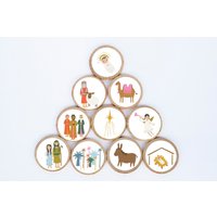 Weihnachtskrippe Magnet-Set Montessori Urlaub Magnete Weihnachtskrippe Magnet-Set Montessori Urlaub Magnete von TheButtercupHouse