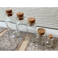 Leere Zauberflaschen | 5Er Set | Winzige Glasgefäße Mit Korkverschlüssen von TheCelticsBrew