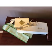 Antiquität Von 1890 Haymarket Silberplatte Aufschnitt Gabeln Mit Marshall Fields Box Und Abitur Antiquität Von 1890 Haymarket Silberplatte Aufschnitt Gabeln Mit Marshall Fields Box Und Abitur von TheCharmedTable