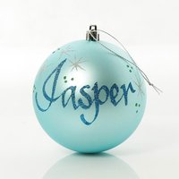 Personalisierte Hellblaue Bruchsichere Kugel von TheChristmasCart