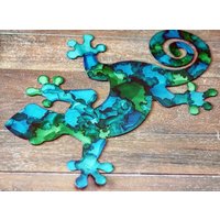 Metall-Eidechse, Metall Gecko, Laser Geschnitten Wanddekor, Gecko Eidechse Wandkunst, Outdoor-Kunst, Kunst, Kunst Metall-Eidechse, Metall Gecko, Laser Geschnitten Wanddekor, Gecko Eidechse Wandkunst, Outdoor-Kunst, Kunst, Kunst von TheCleverVenue