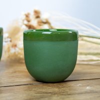 Handgemachte Espressotasse Aus Porzellan, Tannengrün, Der Ukraine, 6cm Hoch Und Breit, Kleine Tasse Handgemachte Espressotasse Aus Porzellan, Tannengrün, Der Ukraine, 6cm Hoch Und Breit, Kleine Tasse von TheCocoonBoutique