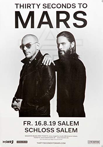 30 Thirty Seconds to Mars - America, Salem 2019 » Konzertplakat/Premium Poster | Live Konzert Veranstaltung | DIN A1 « von TheConcertPoster