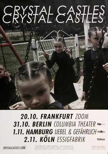Crystal Castles - Amnesty, Tour 2016 » Konzertplakat/Premium Poster | Live Konzert Veranstaltung | DIN A1 « von TheConcertPoster