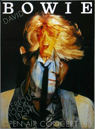 David Bowie - Open Air, Frankfurt 1983 » Konzertplakat/Premium Poster | Live Konzert Veranstaltung | DIN A1 « von TheConcertPoster