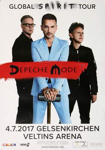 Depeche Mode - Global Spirit, Gelsenkirchen 2017 » Konzertplakat/Premium Poster | Live Konzert Veranstaltung | DIN A1 « von TheConcertPoster