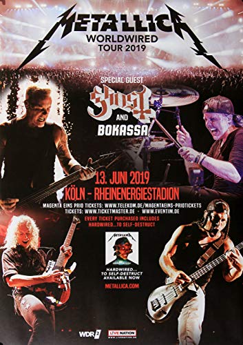 Metallica - Worldwired, Köln 2019 » Konzertplakat/Premium Poster | Live Konzert Veranstaltung | DIN A1 « von TheConcertPoster