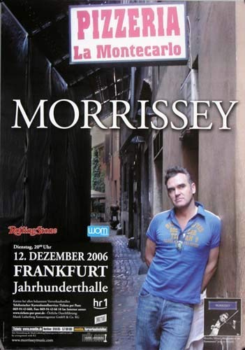 Morrissey - Ringleader, Frankfurt 2006 » Konzertplakat/Premium Poster | Live Konzert Veranstaltung | DIN A1 « von TheConcertPoster