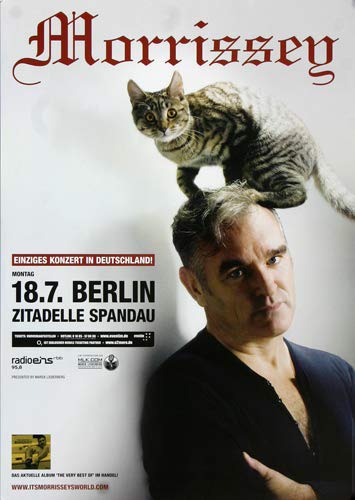 Morrissey - The Last Playboy, Berlin 2011 » Konzertplakat/Premium Poster | Live Konzert Veranstaltung | DIN A1 « von TheConcertPoster