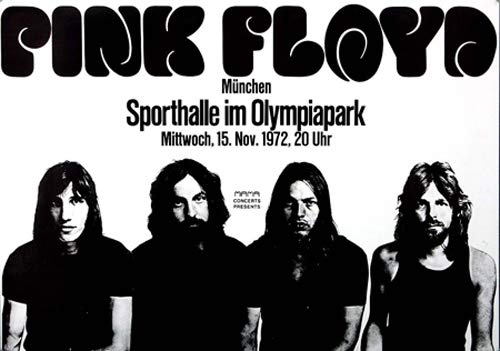 Pink Floyd - Germany, München 1972 » Konzertplakat/Premium Poster | Live Konzert Veranstaltung | DIN A1 « von TheConcertPoster