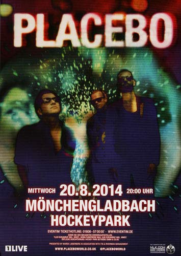 Placebo - Loud Like Love, Mönchengladbach 2014 » Konzertplakat/Premium Poster | Live Konzert Veranstaltung | DIN A1 « von TheConcertPoster