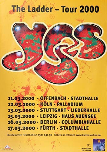 Premium Poster/Plakat | DIN A1 | Wanddeko | Live Konzert Veranstaltung » YES - The Ladder, All Cities 2000 « von TheConcertPoster