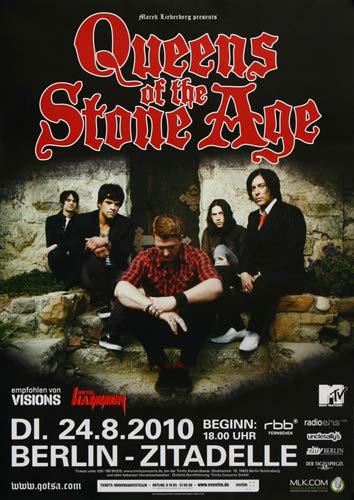 Queens of The Stone Age - Songs for Berlin, Berlin 2010 » Konzertplakat/Premium Poster | Live Konzert Veranstaltung | DIN A1 « von TheConcertPoster