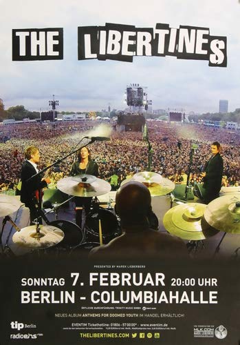 The Libertines - The Matter, Berlin 2016 » Konzertplakat/Premium Poster | Live Konzert Veranstaltung | DIN A1 « von TheConcertPoster