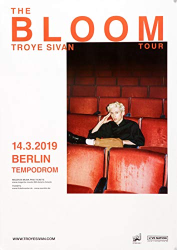 Troye Sivan - The Bloom Tour, Berlin 2019 » Konzertplakat/Premium Poster | Live Konzert Veranstaltung | DIN A1 « von TheConcertPoster