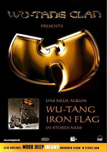 Wu-Tang Clan - Iron Flag, 2004 » Konzertplakat/Premium Poster | Live Konzert Veranstaltung | DIN A1 « von TheConcertPoster