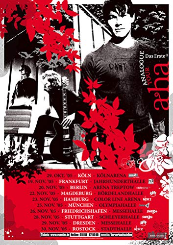 a-ha - Cosi Prisons, Tour 2005 » Konzertplakat/Premium Poster | Live Konzert Veranstaltung | DIN A1 « von TheConcertPoster