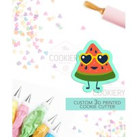 Coole Wassermelone Ausstecher - Sommer Obst Mit Sonnenbrille 3D Gedruckt Ausstechform Tck22137 von TheCookierydotCA