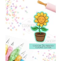 Eingemachte Sonnenblume Ausstecher, Einmachglas Ausstecher - 3D Gedruckt Tck48125 von TheCookierydotCA