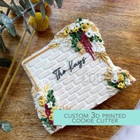 Floral Arch Ausstecher - Hochzeit Plakette 3D Gedruckt Tck39103 von TheCookierydotCA