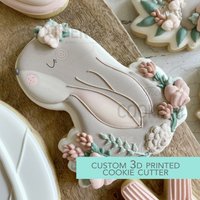 Häschen Blumen Ausstecher - Niedlicher 3D Gedruckt Tck88213 von TheCookierydotCA