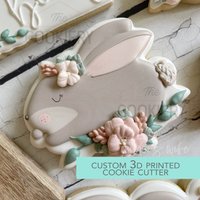 Häschen Blumen Ausstecher - Niedlicher 3D Gedruckter Tck88211 von TheCookierydotCA