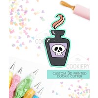 Hexentrank - Halloween Giftflasche Ausstecher 3D Gedruckter Tck63127 von TheCookierydotCA